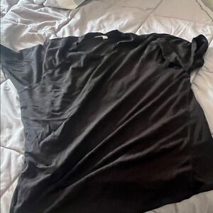 Black Satin T-Shirt